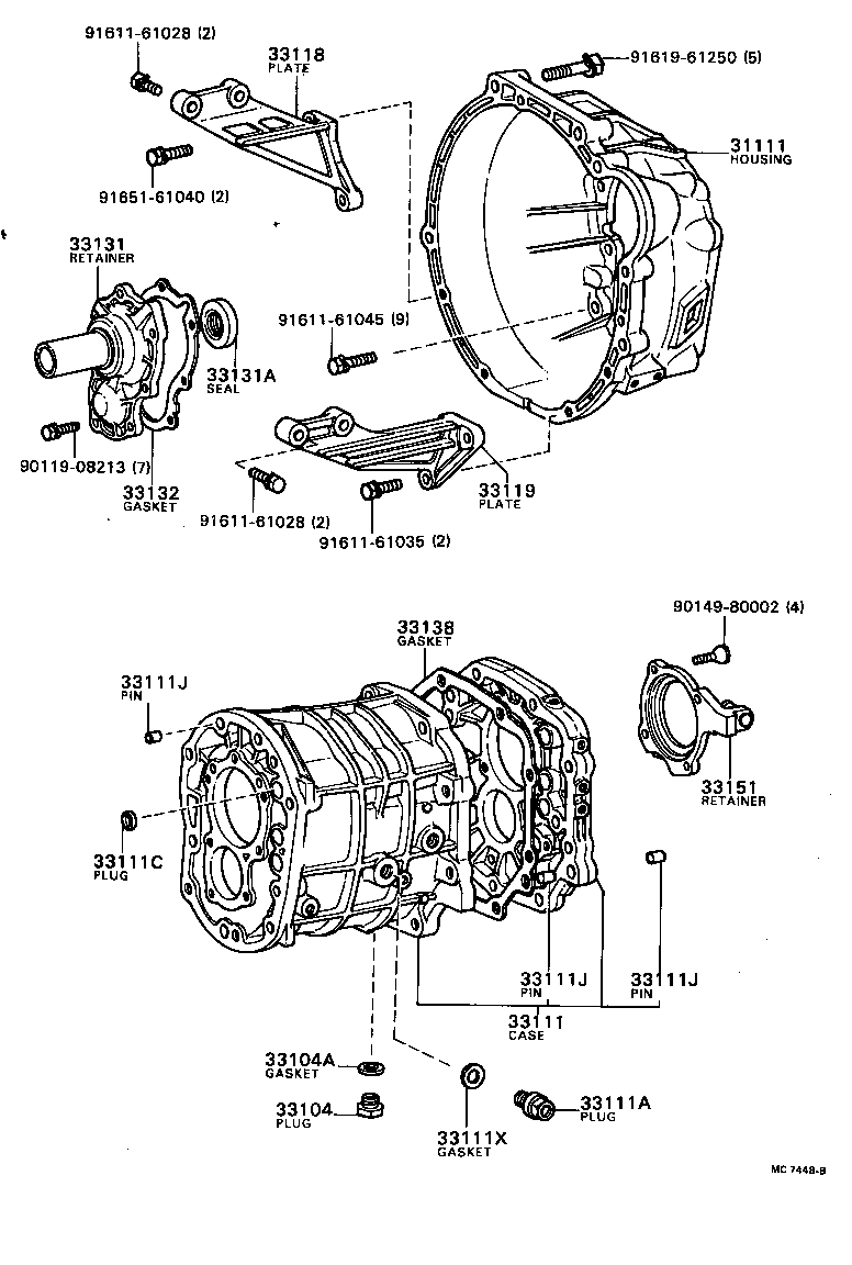  CRESSIDA |  CLUTCH HOUSING TRANSMISSION CASE MTM