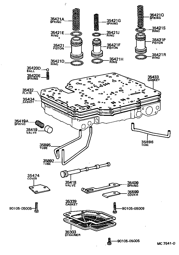  CRESSIDA |  VALVE BODY OIL STRAINER ATM