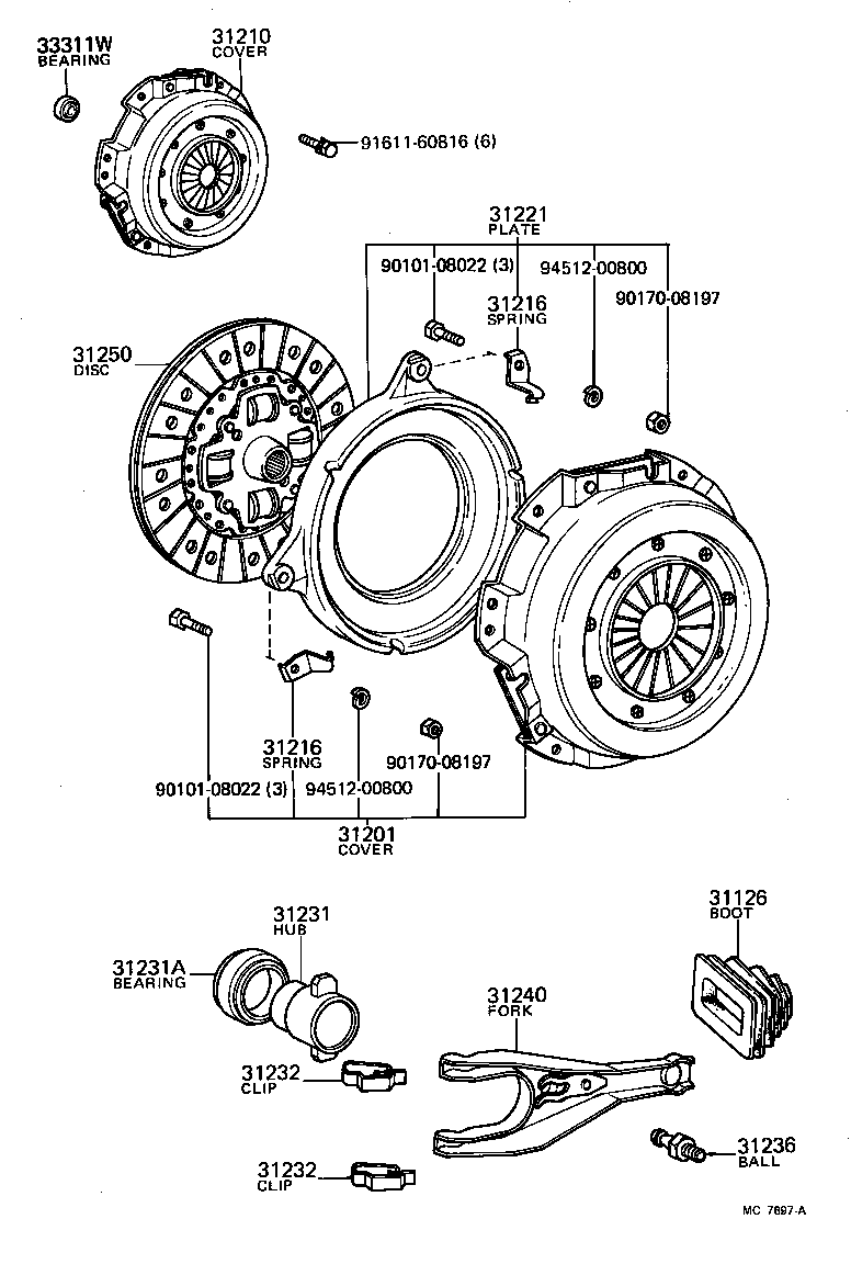  CELICA |  CLUTCH RELEASE FORK