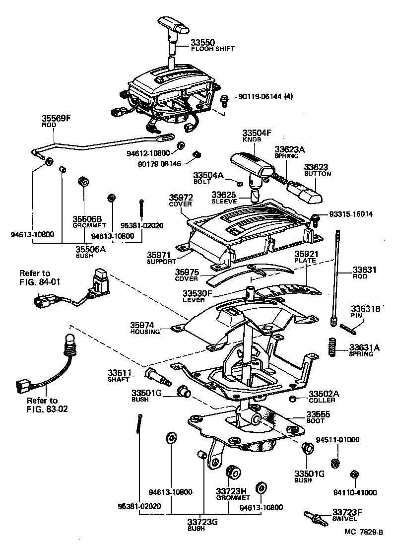  CELICA |  SHIFT LEVER RETAINER