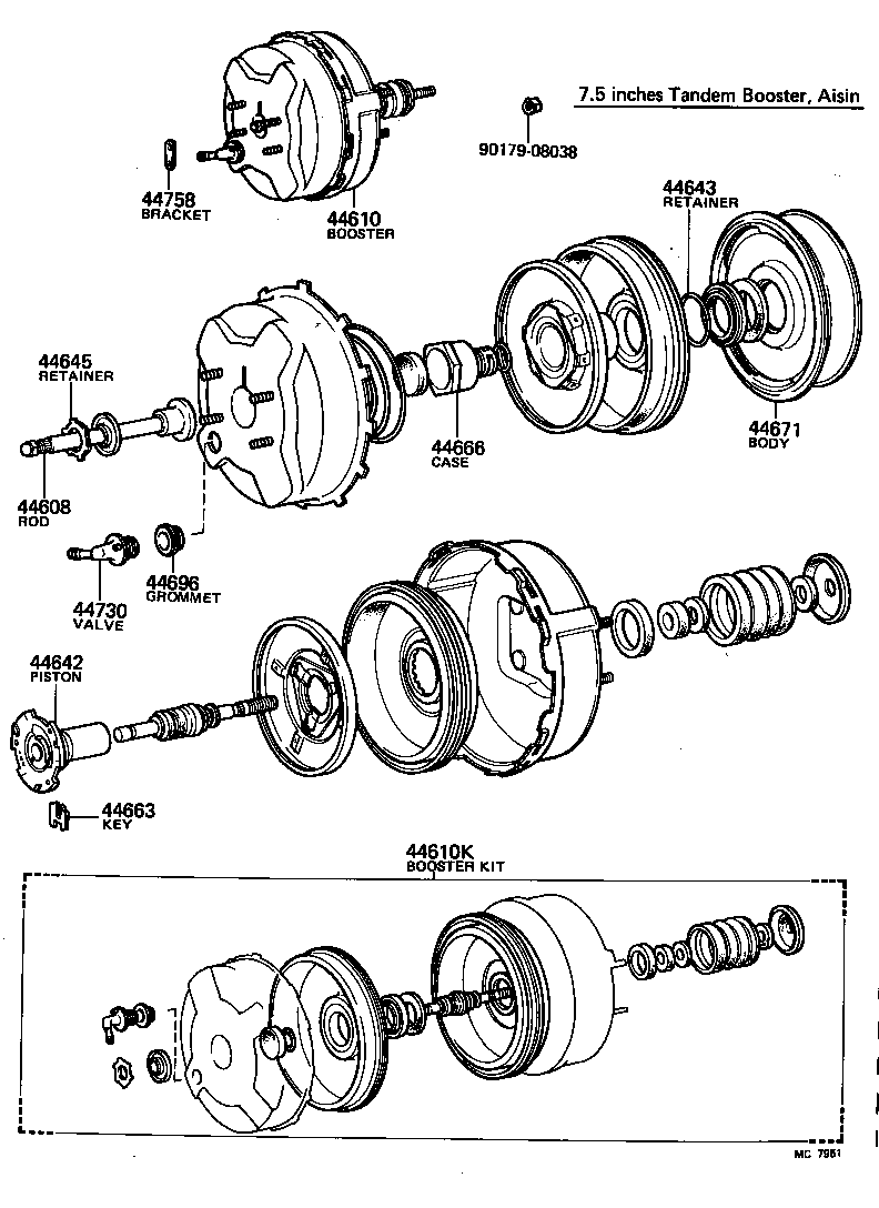  LITEACE |  BRAKE BOOSTER VACUUM TUBE