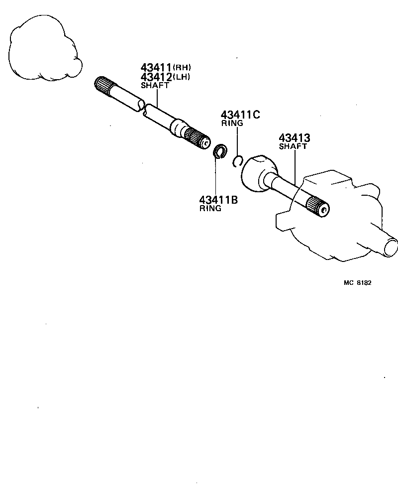  LAND CRUISER 60 |  FRONT DRIVE SHAFT