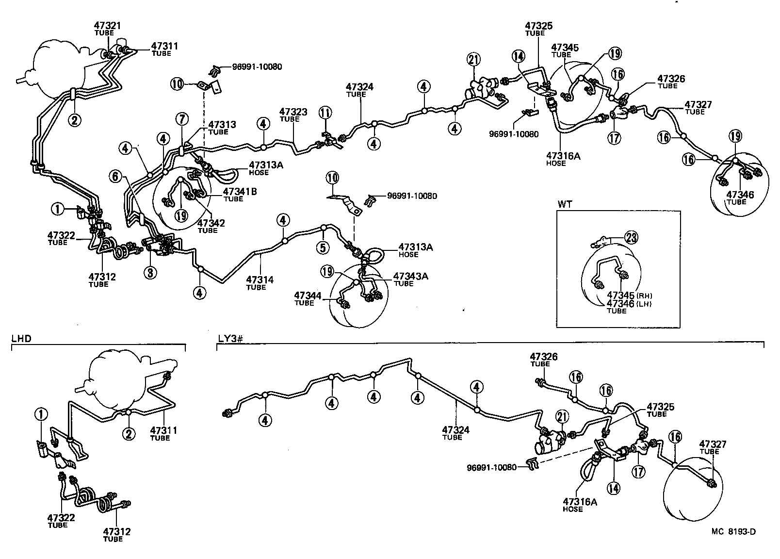  TOYOACE |  BRAKE TUBE CLAMP