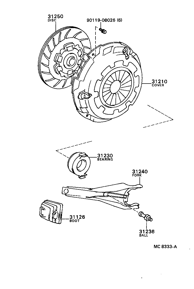  CELICA |  CLUTCH RELEASE FORK