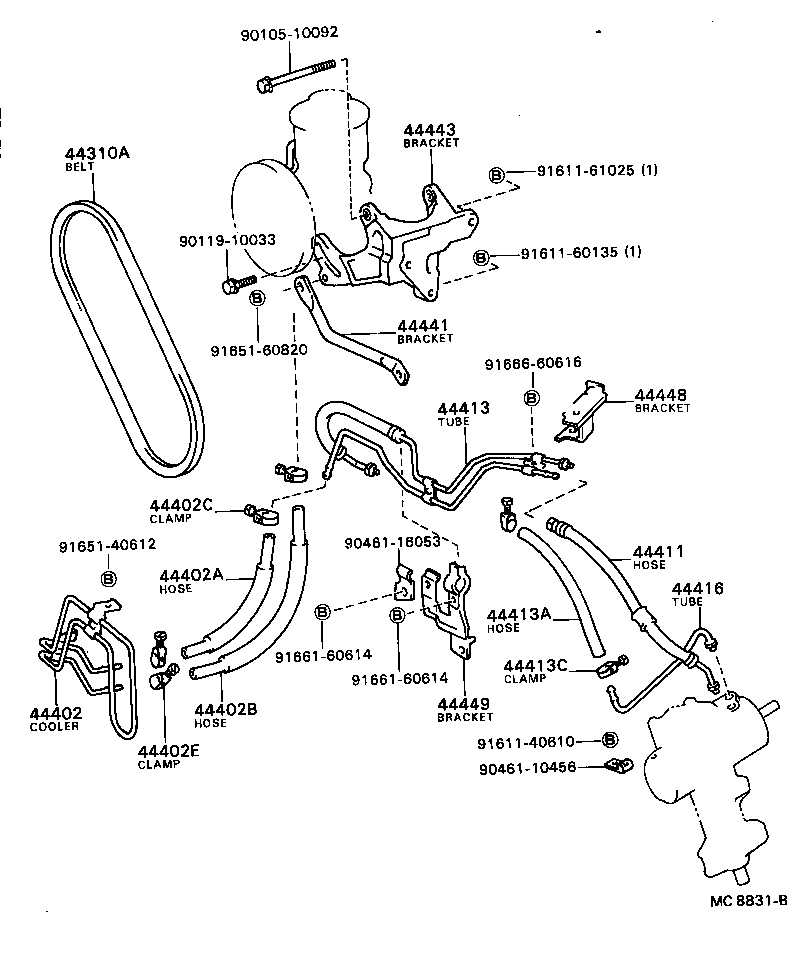  CRESSIDA |  POWER STEERING TUBE