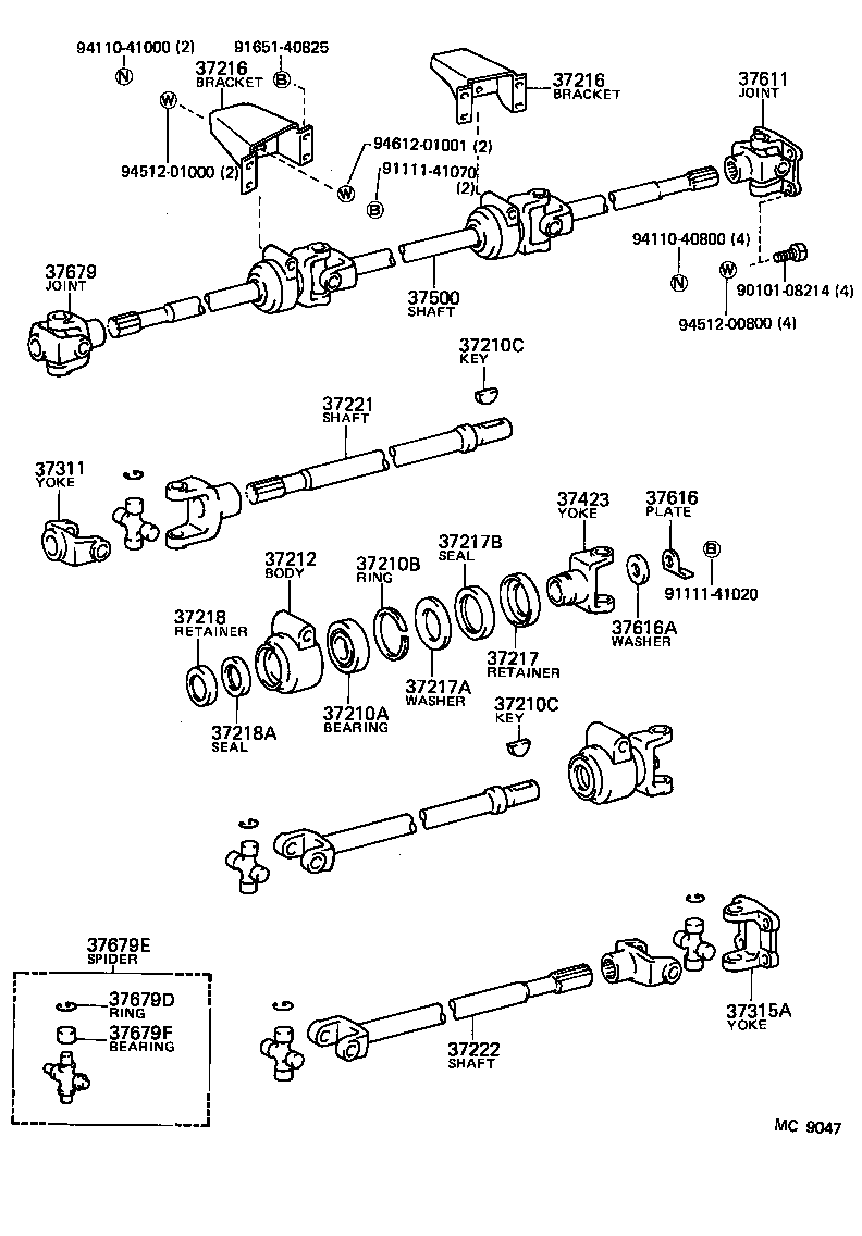  LAND CRUISER 40 |  DRIVE SHAFT