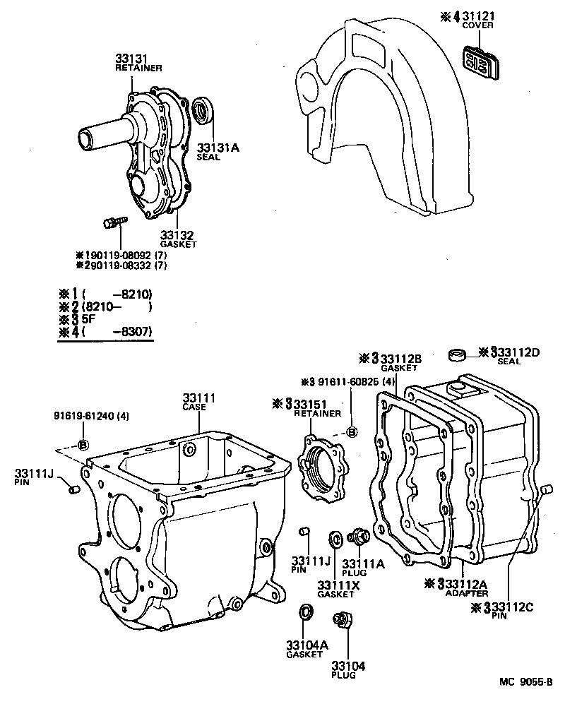  LAND CRUISER 60 |  CLUTCH HOUSING TRANSMISSION CASE MTM