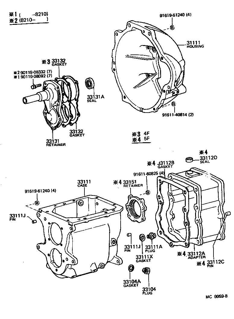  LAND CRUISER 40 |  CLUTCH HOUSING TRANSMISSION CASE MTM