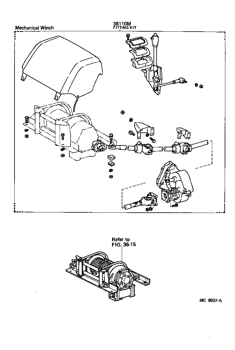  LAND CRUISER 40 |  WINCH KIT