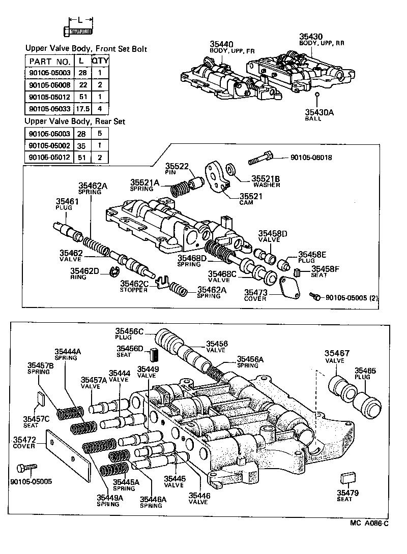  CROWN |  VALVE BODY OIL STRAINER ATM