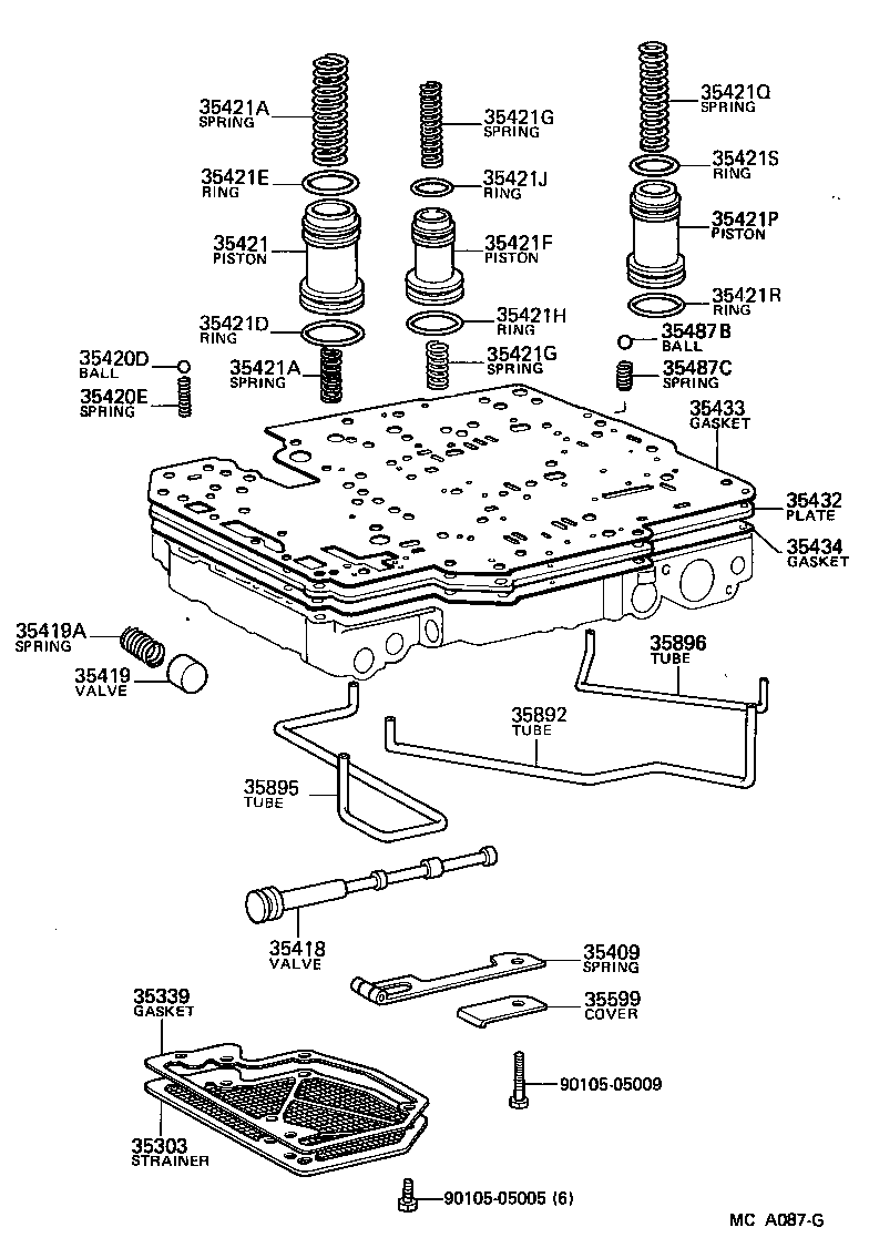  CROWN |  VALVE BODY OIL STRAINER ATM