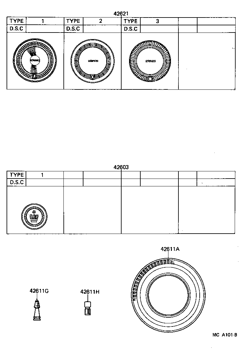  CROWN |  DISC WHEEL WHEEL CAP