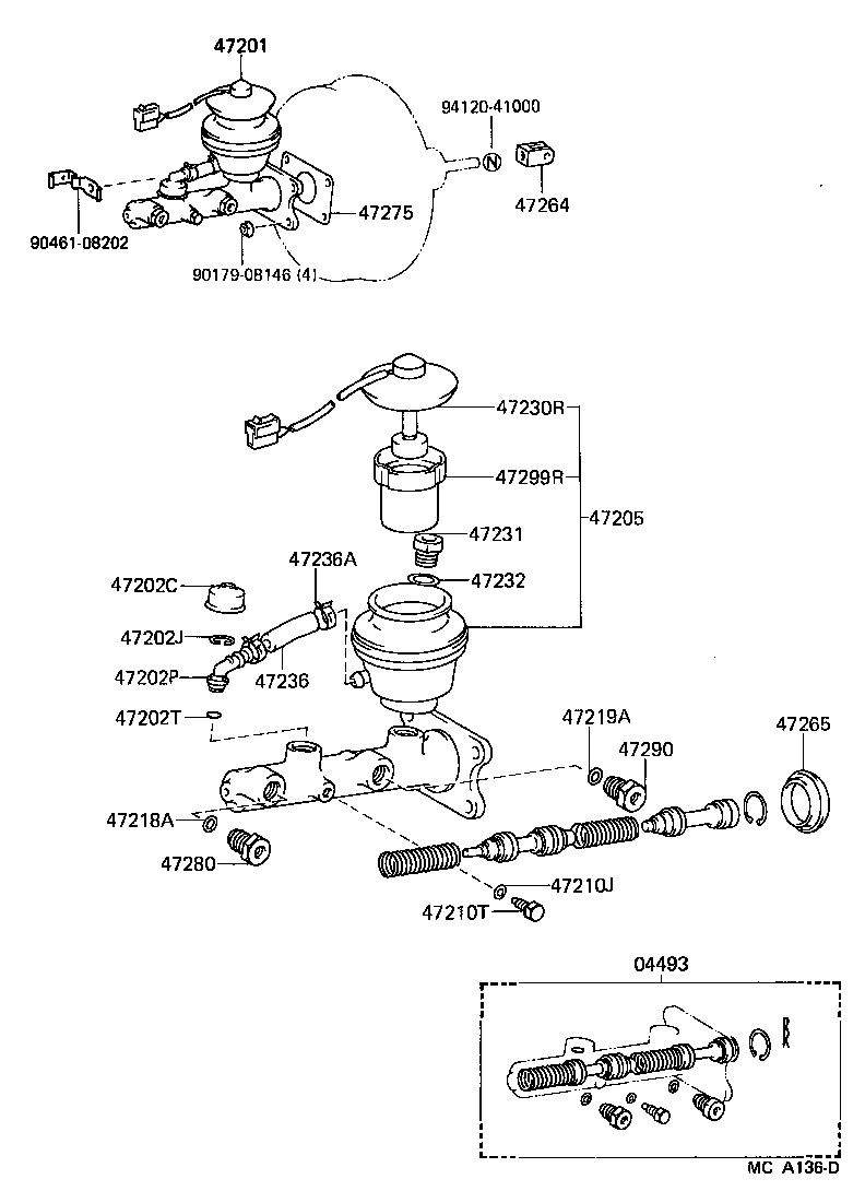  CROWN |  BRAKE MASTER CYLINDER
