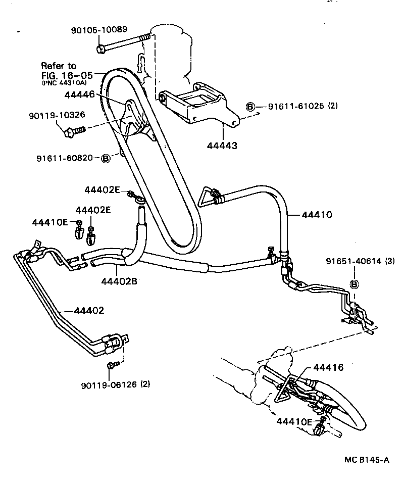  CRESSIDA |  POWER STEERING TUBE