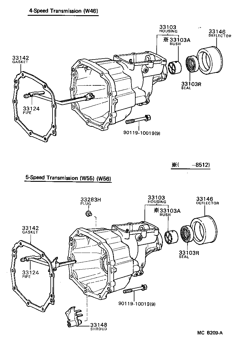  4 RUNNER TRUCK |  EXTENSION HOUSING MTM