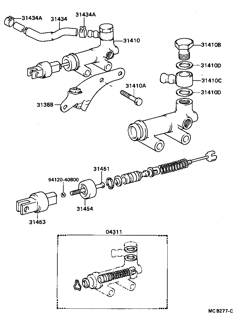  DYNA |  CLUTCH MASTER CYLINDER