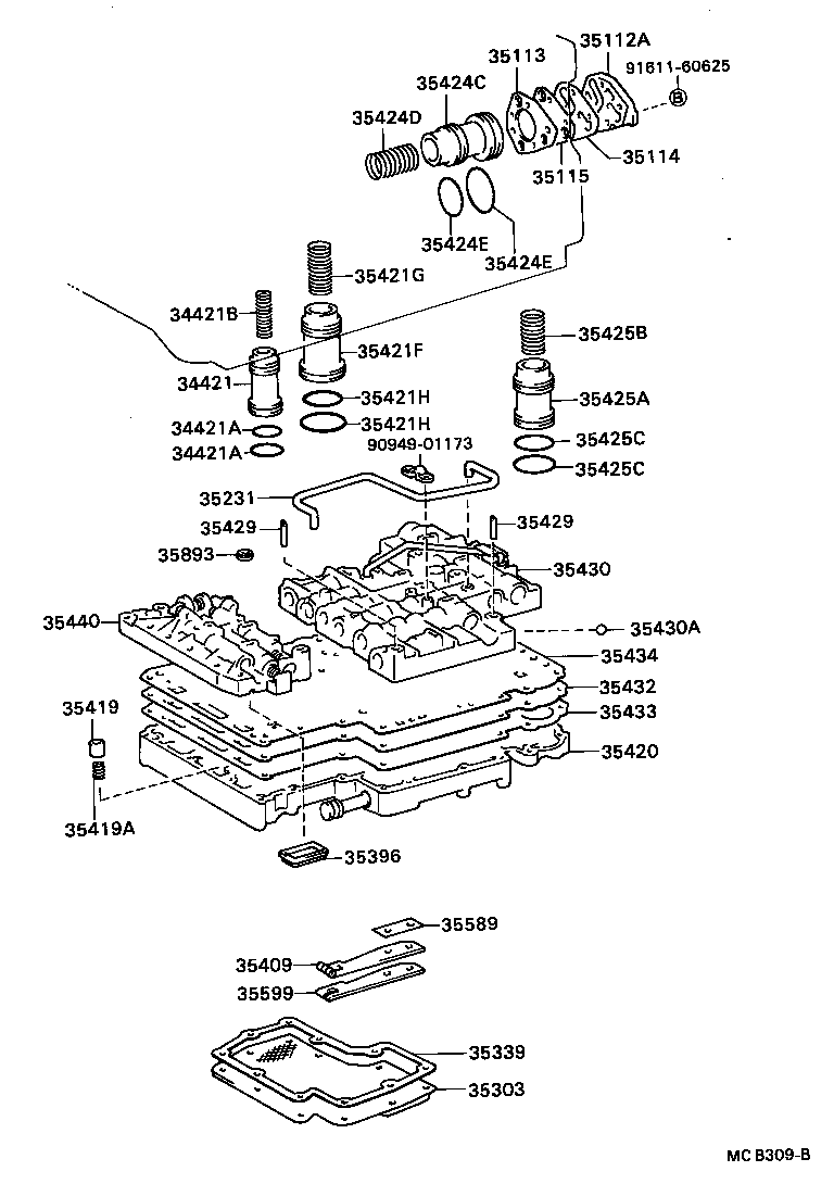  DYNA |  VALVE BODY OIL STRAINER ATM