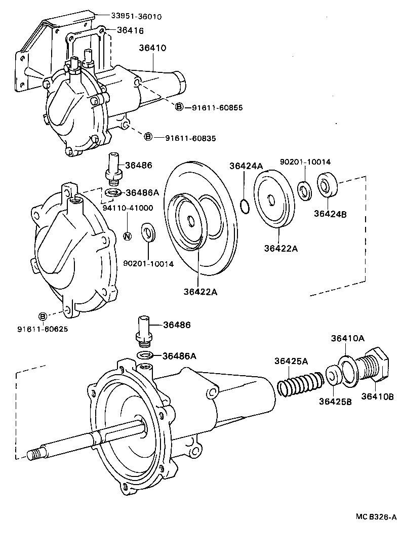  DYNA |  DIAPHRAGM CYLINDER TRANSFER VACUUM ACTUATOR