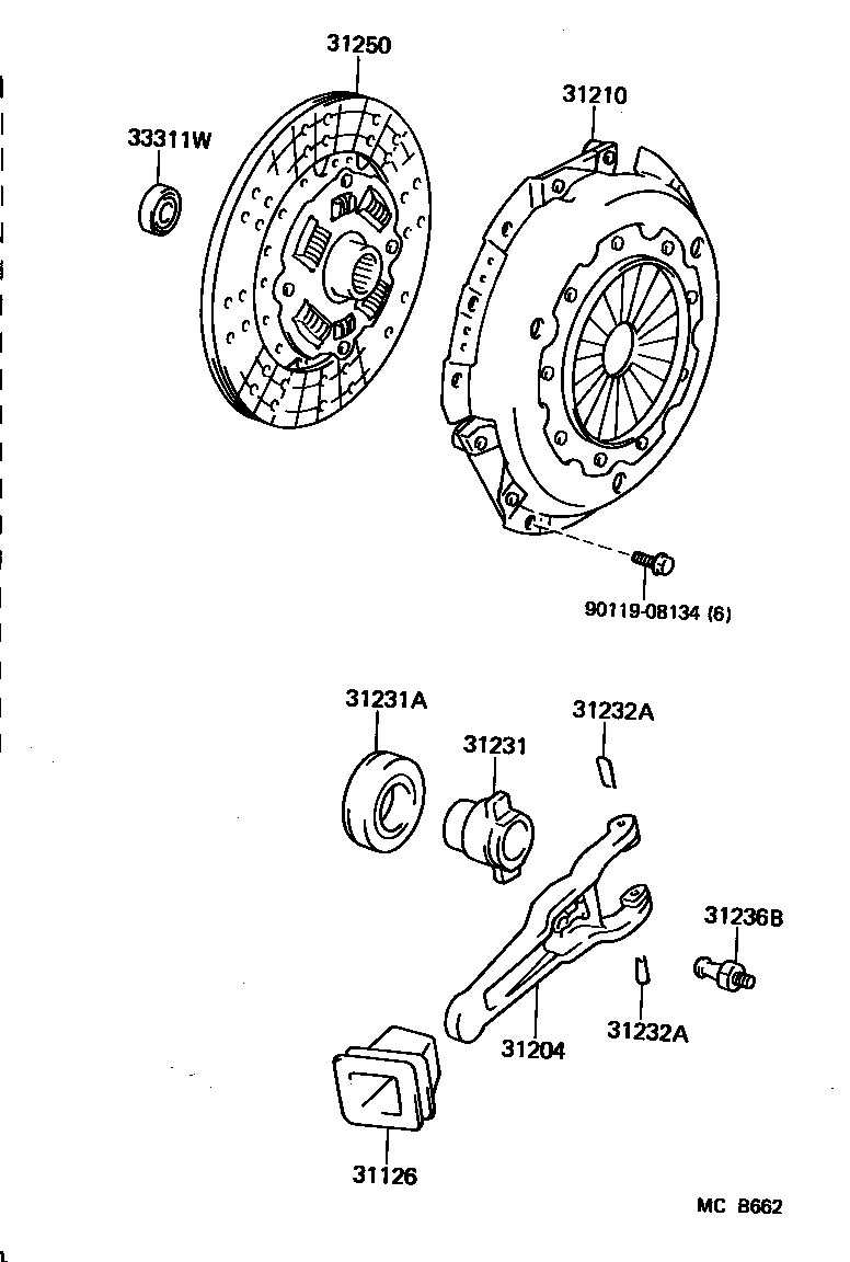  LAND CRUISER 70 |  CLUTCH RELEASE FORK