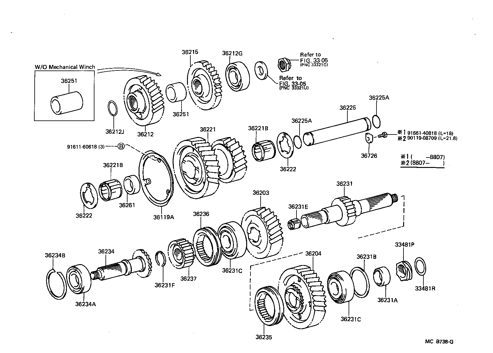  LAND CRUISER 70 |  TRANSFER GEAR