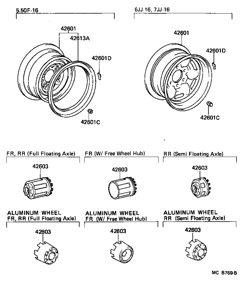  LAND CRUISER 70 |  DISC WHEEL WHEEL CAP