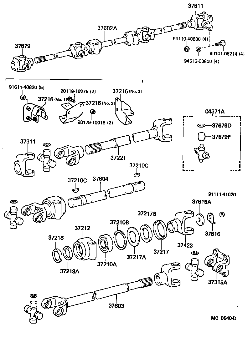  LAND CRUISER 60 |  DRIVE SHAFT