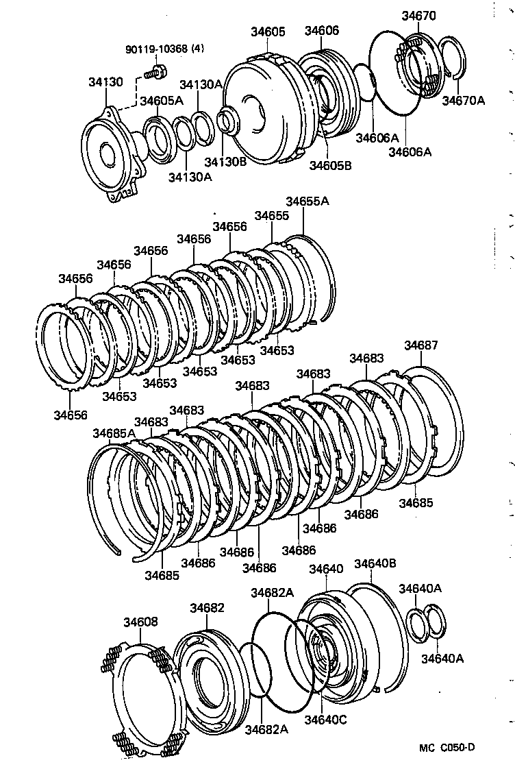  4 RUNNER TRUCK |  TRANSFER DIRECT CLUTCH LOW BRAKE SUPPORT