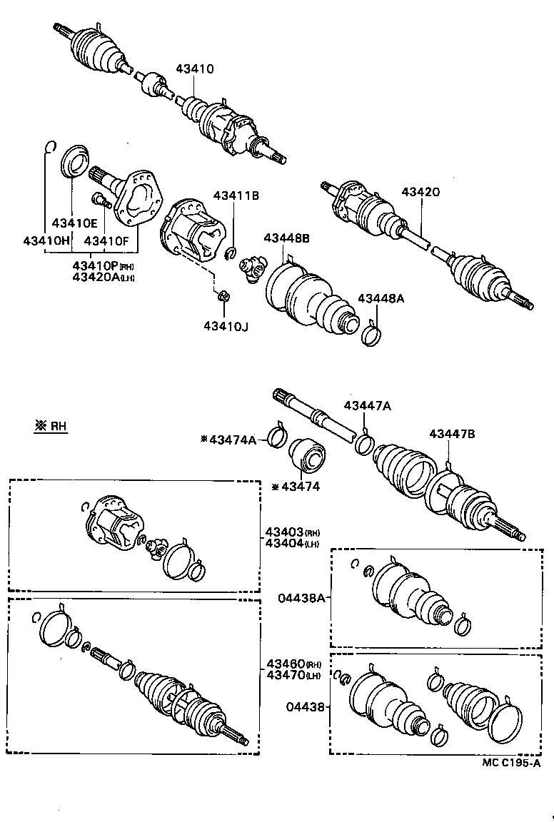  CELICA |  FRONT DRIVE SHAFT