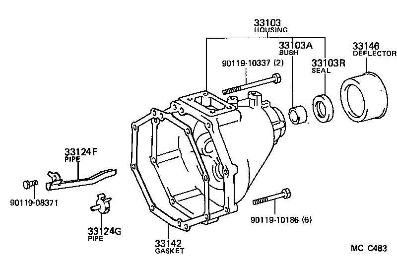  DYNA 100 |  EXTENSION HOUSING MTM