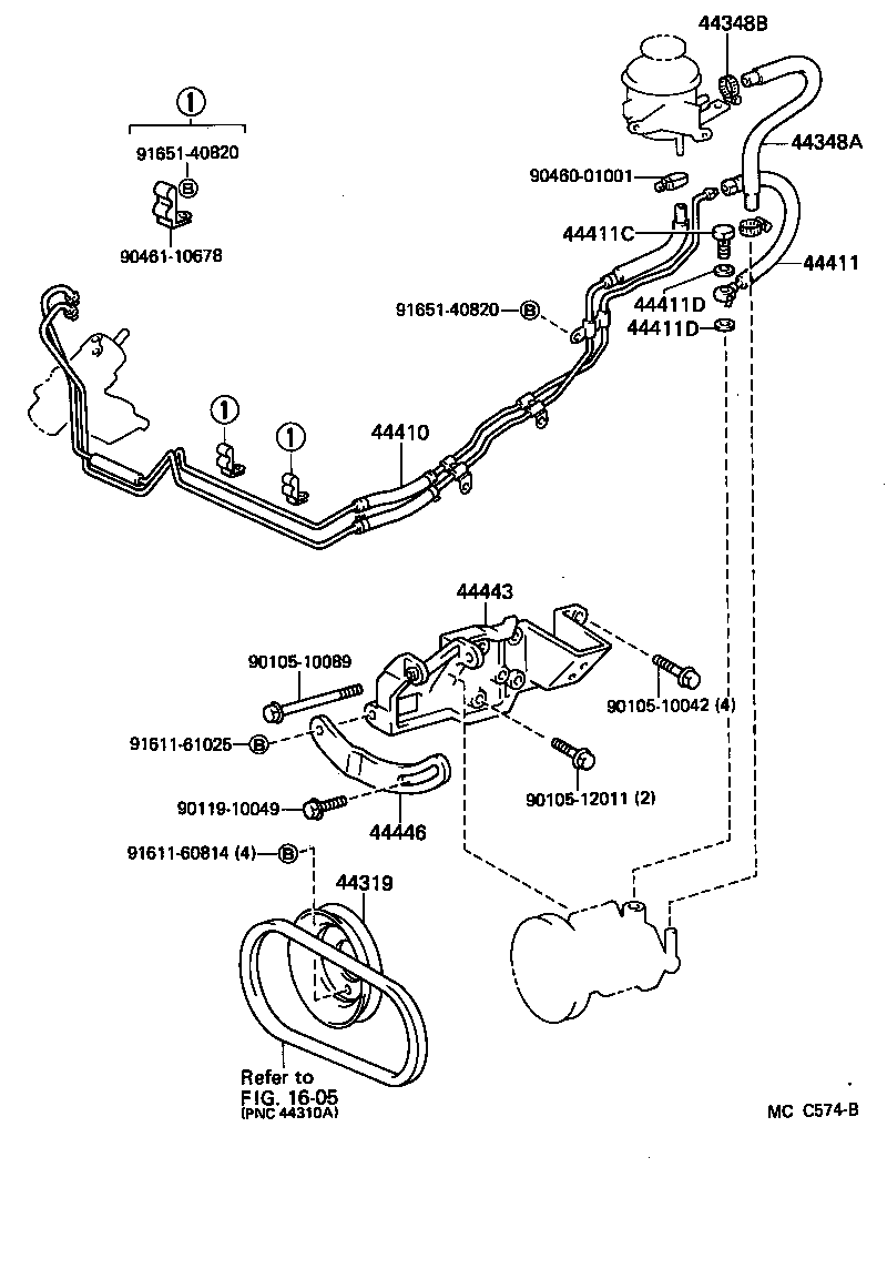  DYNA 100 |  POWER STEERING TUBE