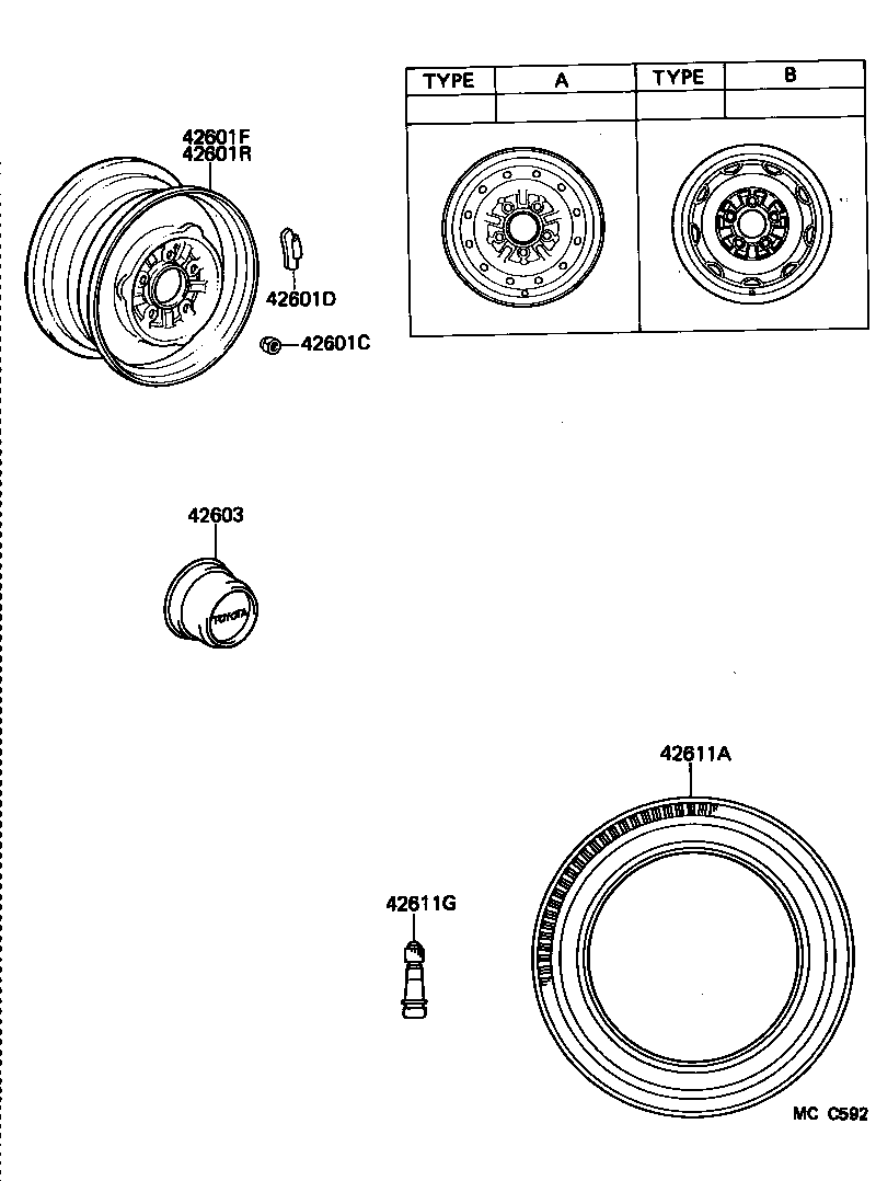  DYNA 100 |  DISC WHEEL WHEEL CAP