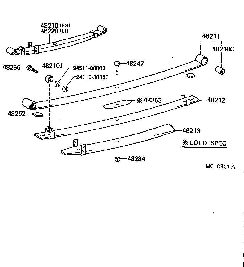  LITEACE VAN WAGON |  REAR SPRING SHOCK ABSORBER