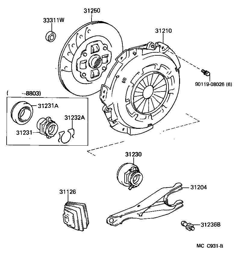  LAND CRUISER 70 |  CLUTCH RELEASE FORK