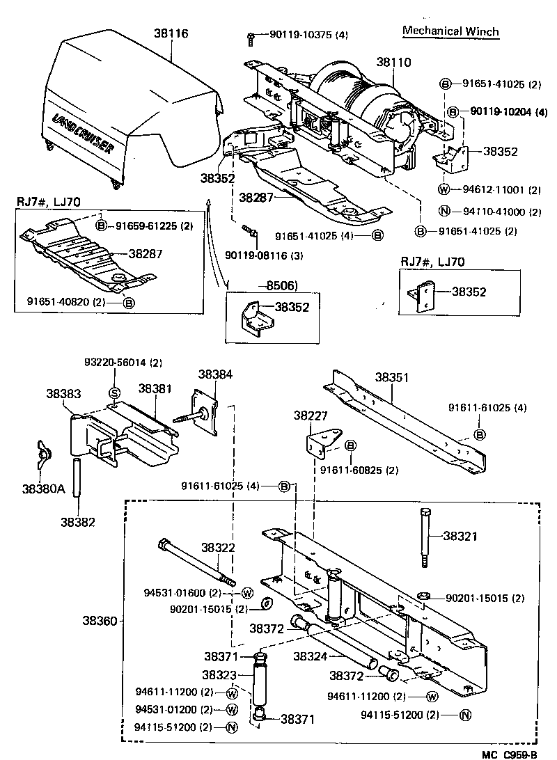  LAND CRUISER 70 |  WINCH