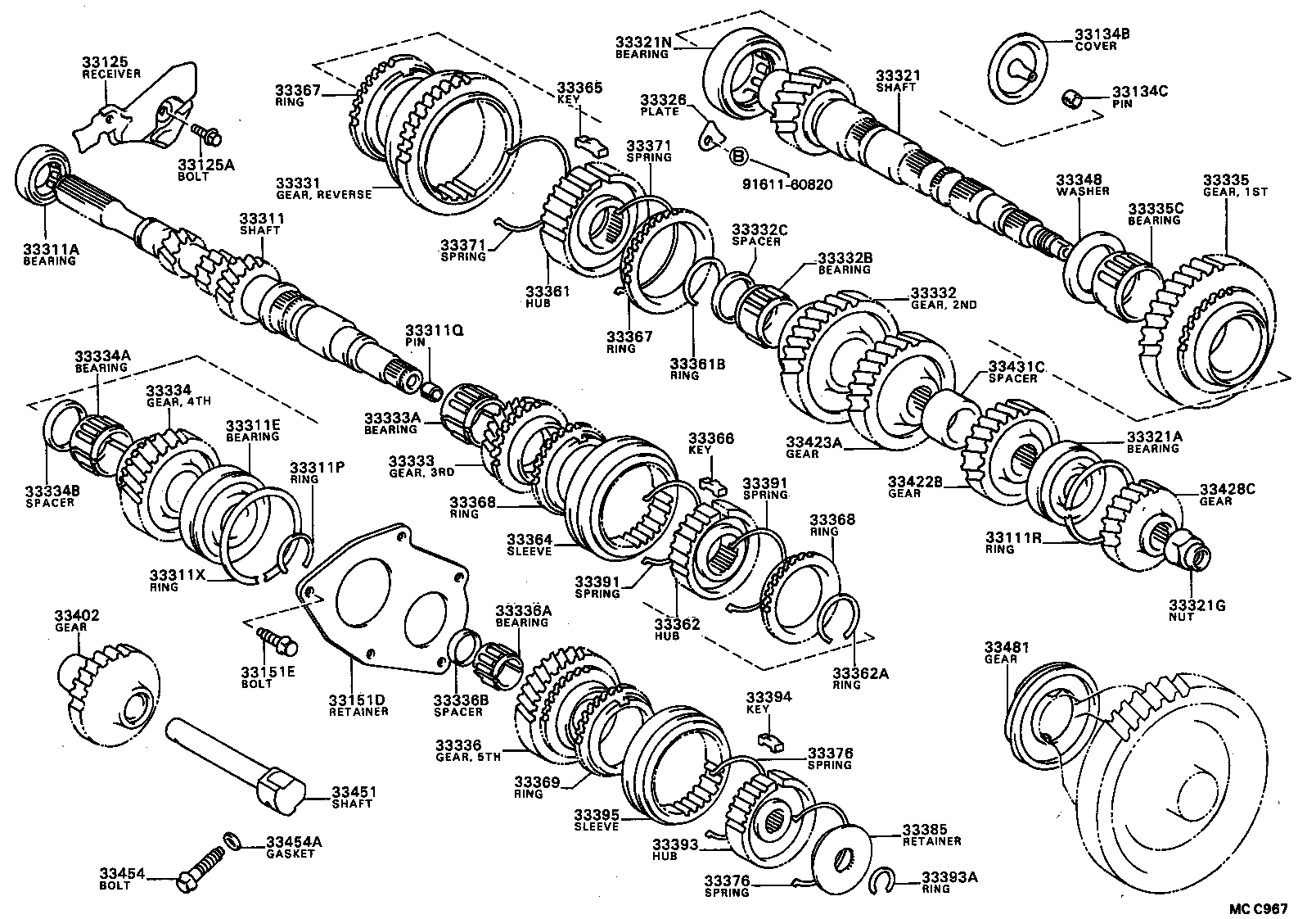  CELICA |  TRANSMISSION GEAR MTM