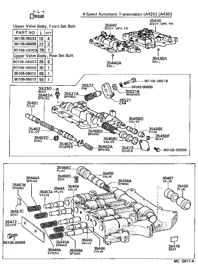  4 RUNNER TRUCK |  VALVE BODY OIL STRAINER ATM