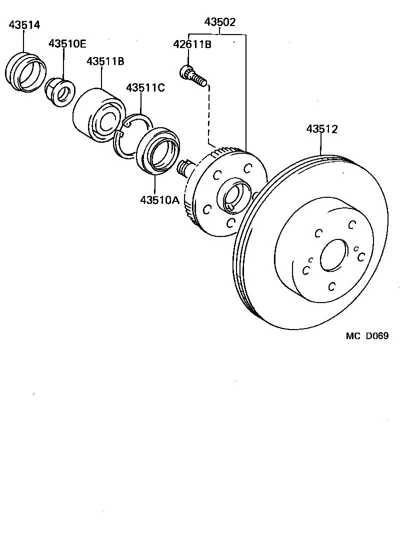  SUPRA |  FRONT AXLE HUB