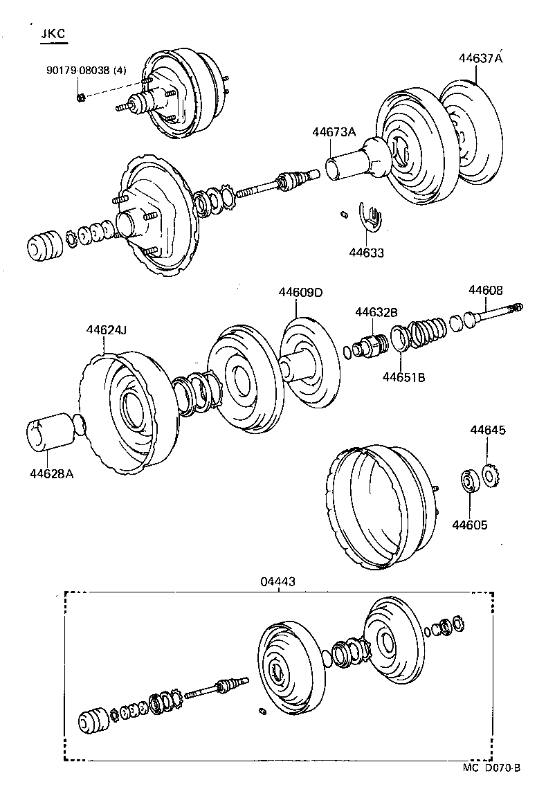  LITEACE VAN WAGON |  BRAKE BOOSTER VACUUM TUBE