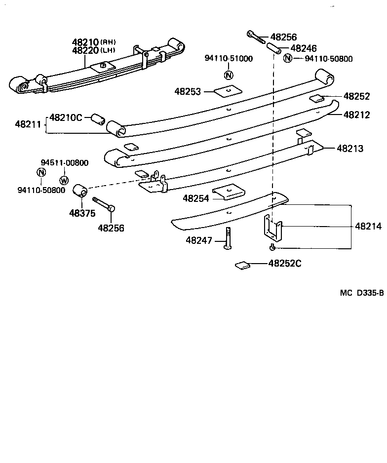  4 RUNNER TRUCK |  REAR SPRING SHOCK ABSORBER
