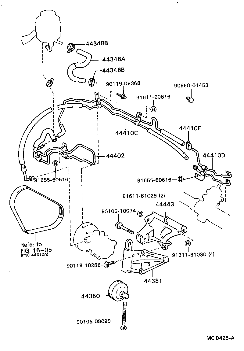  CELICA |  POWER STEERING TUBE