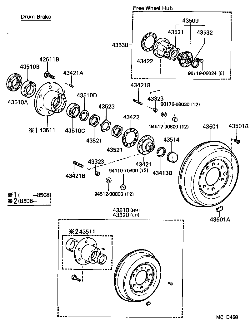  LAND CRUISER 40 |  FRONT AXLE HUB