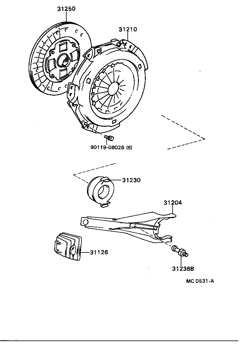  CAMRY |  CLUTCH RELEASE FORK
