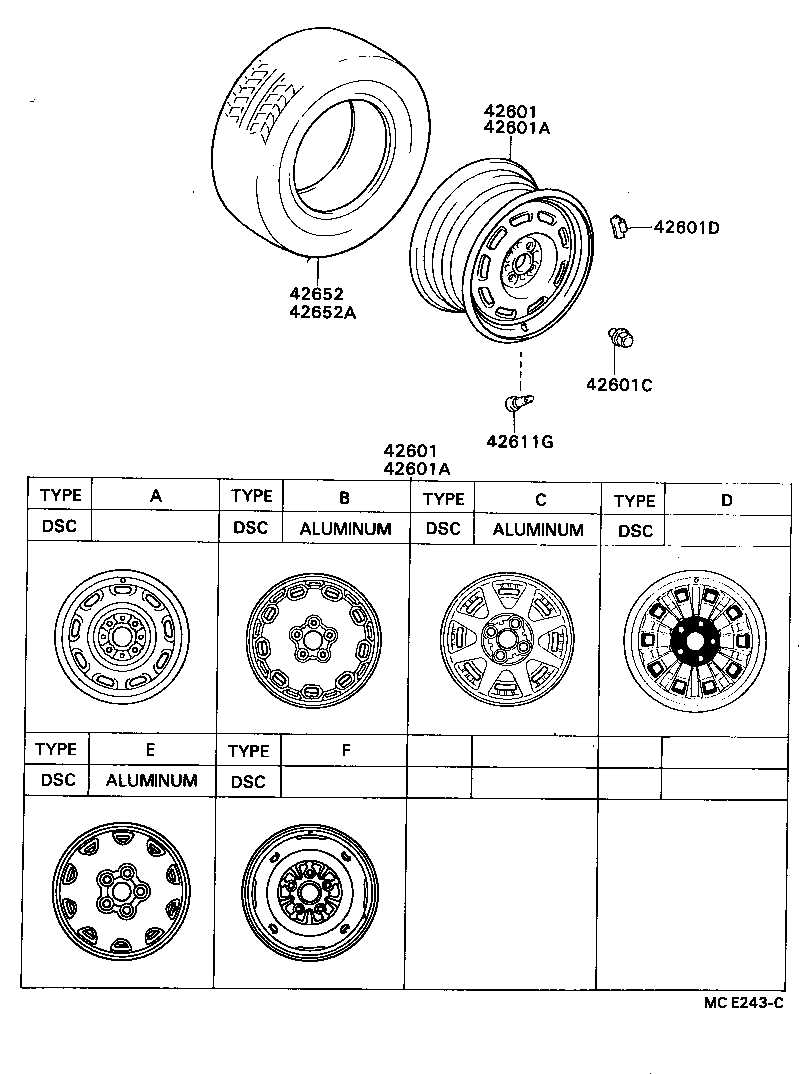  CELICA |  DISC WHEEL WHEEL CAP