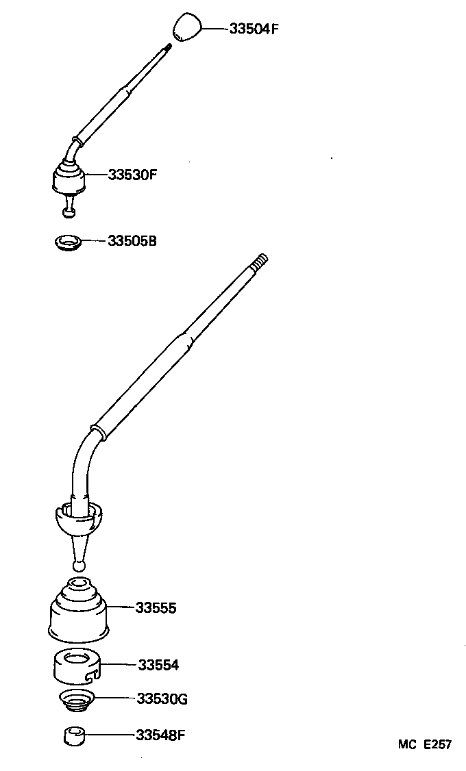  LAND CRUISER 60 62 |  SHIFT LEVER RETAINER