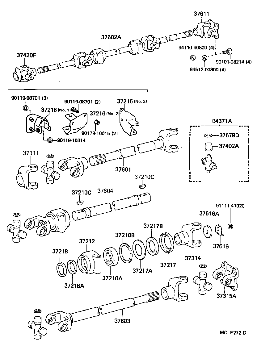  LAND CRUISER 60 62 |  DRIVE SHAFT