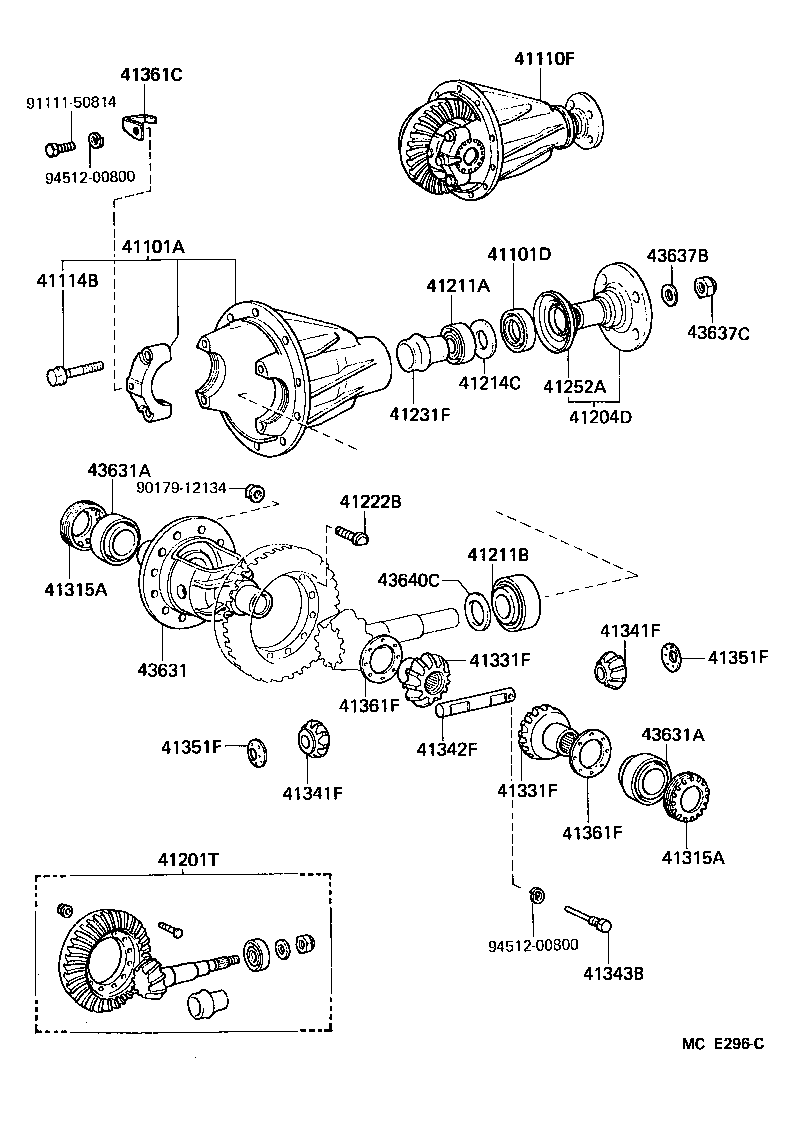  LAND CRUISER 60 62 |  FRONT AXLE HOUSING DIFFERENTIAL