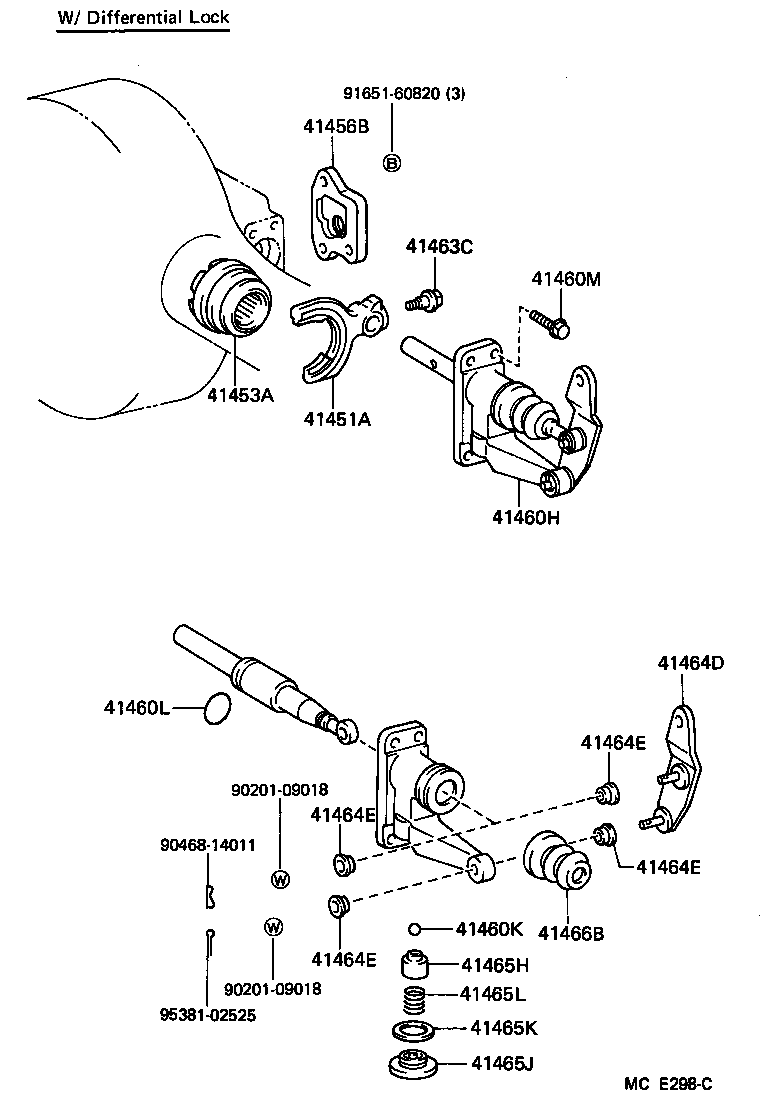  LAND CRUISER 60 62 |  FRONT AXLE HOUSING DIFFERENTIAL