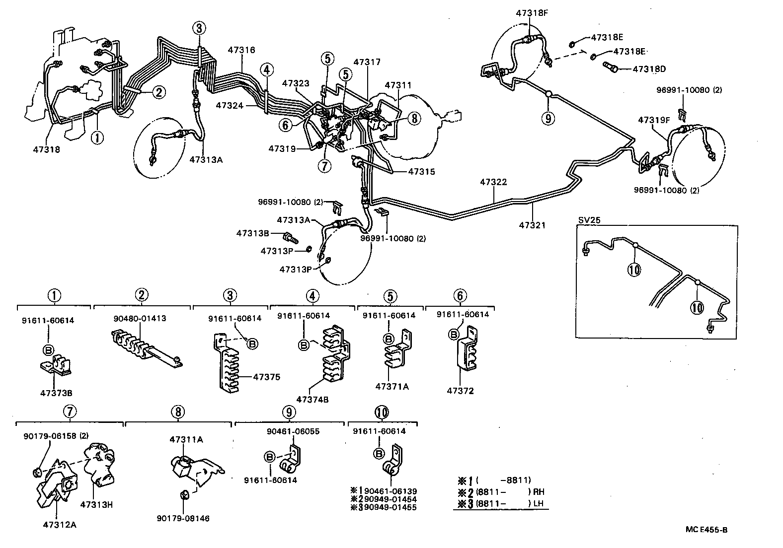  CAMRY |  BRAKE TUBE CLAMP