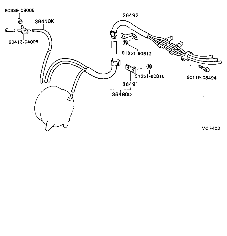  CAMRY |  TRANSFER VACUUM PIPING