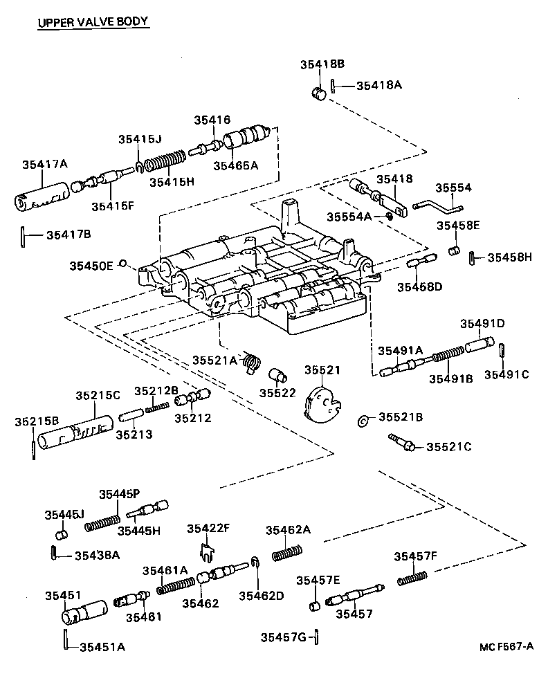  CARINA 2 |  VALVE BODY OIL STRAINER ATM